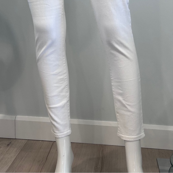 Citizens of Humanity 28 Medium Rise Crop Skinny White Jeans - Picture 7 of 15